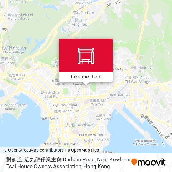 對衡道, 近九龍仔業主會 Durham Road, Near Kowloon Tsai House Owners Association map