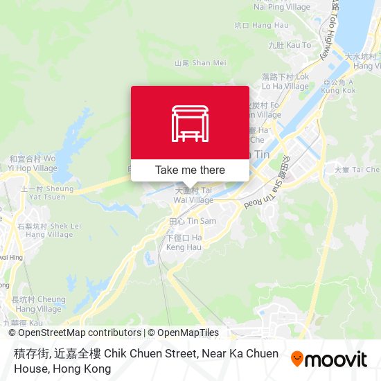 積存街, 近嘉全樓 Chik Chuen Street, Near Ka Chuen House map