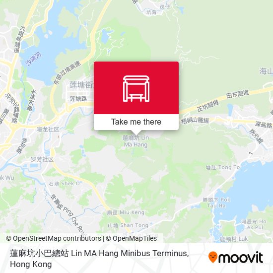 蓮麻坑小巴總站 Lin MA Hang Minibus Terminus map