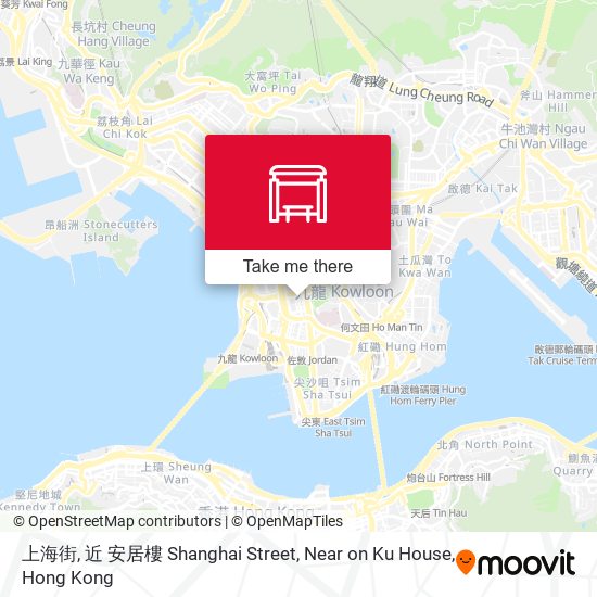 上海街, 近 安居樓 Shanghai Street, Near on Ku House map
