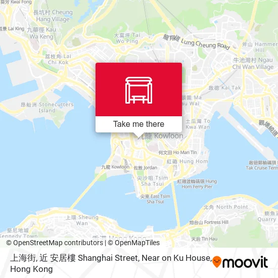 上海街, 近 安居樓 Shanghai Street, Near on Ku House地圖