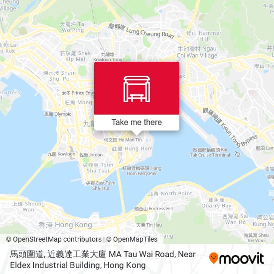 馬頭圍道, 近義達工業大廈 MA Tau Wai Road, Near Eldex Industrial Building map