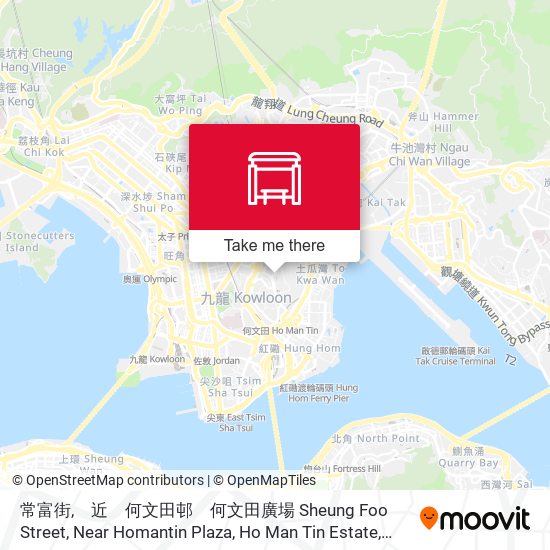 常富街,　近　何文田邨　何文田廣場 Sheung Foo Street, Near Homantin Plaza, Ho Man Tin Estate map