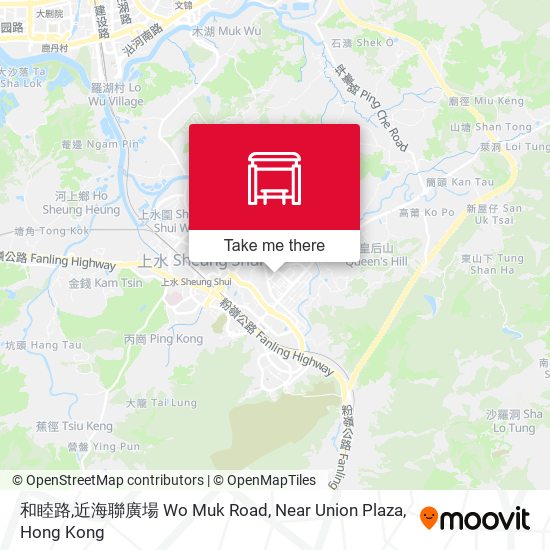 和睦路,近海聯廣場 Wo Muk Road, Near Union Plaza map