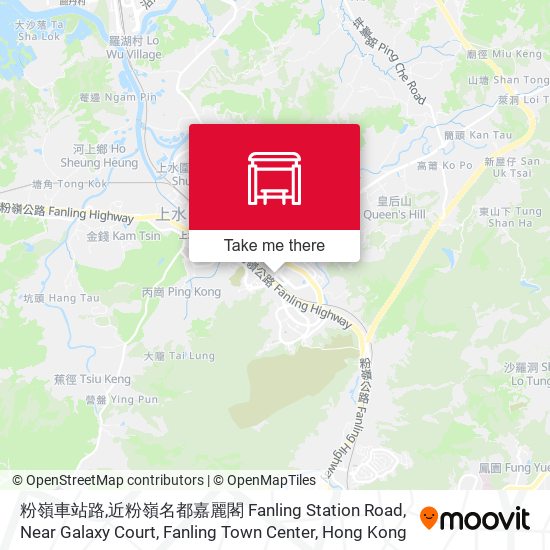 粉嶺車站路,近粉嶺名都嘉麗閣 Fanling Station Road, Near Galaxy Court, Fanling Town Center map