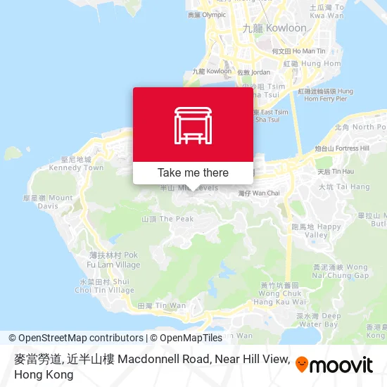 麥當勞道, 近半山樓 Macdonnell Road, Near Hill View map