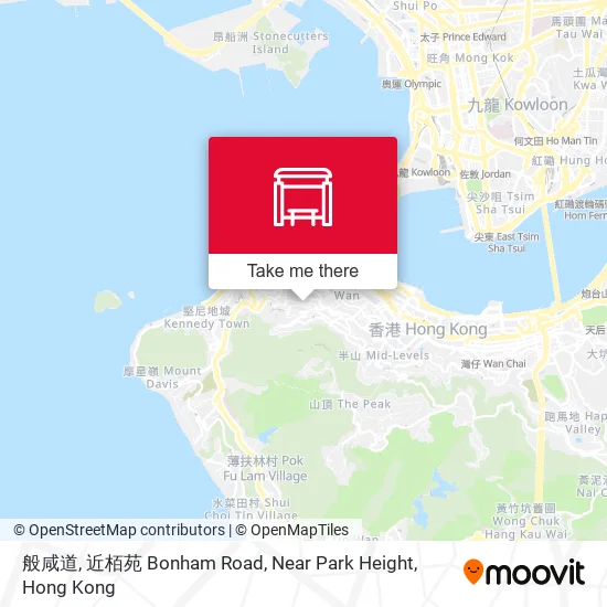 般咸道, 近栢苑 Bonham Road, Near Park Height map