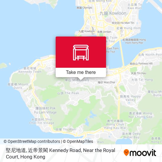 堅尼地道, 近帝景閣 Kennedy Road, Near the Royal Court map