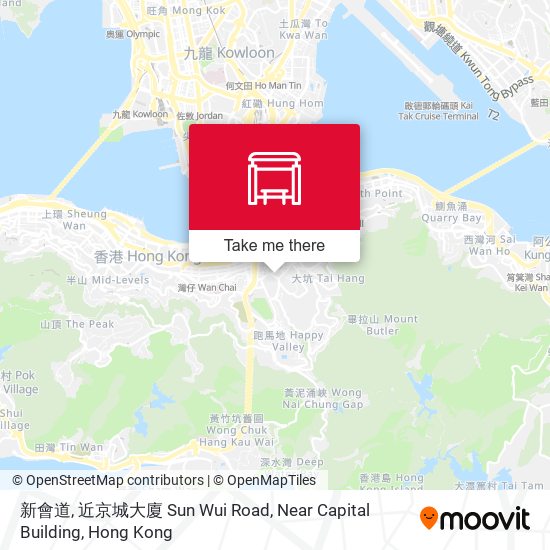 新會道, 近京城大廈 Sun Wui Road, Near Capital Building map