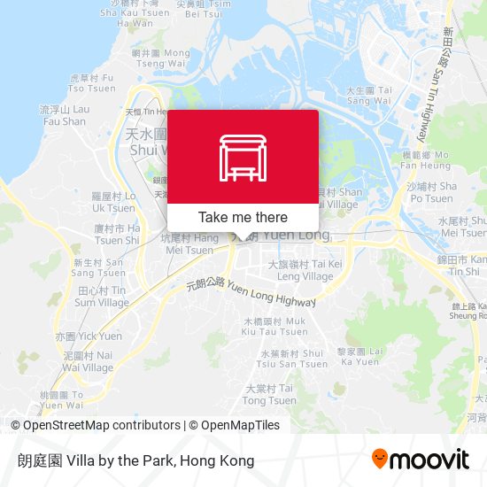 朗庭園  Villa by the Park map