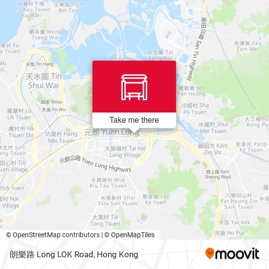 朗樂路 Long LOK Road地圖