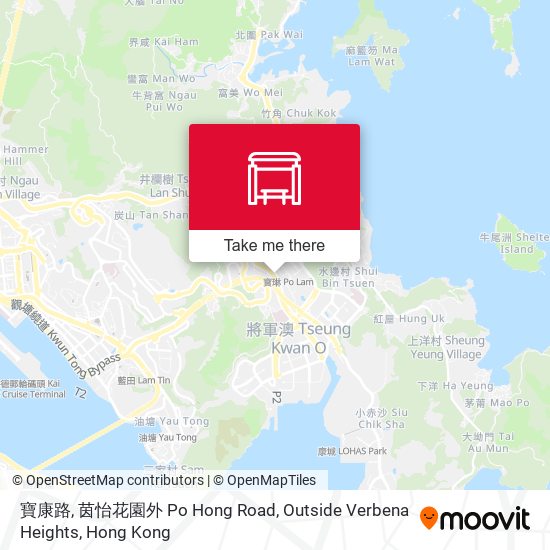 寶康路, 茵怡花園外 Po Hong Road, Outside Verbena Heights map