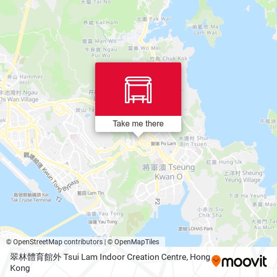 翠林體育館外 Tsui Lam Indoor Creation Centre map