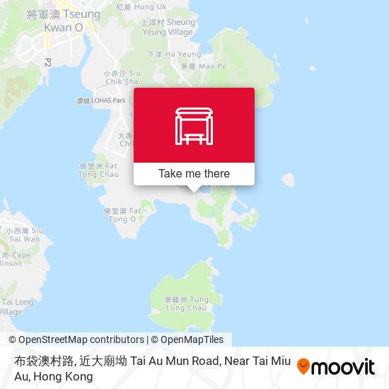 布袋澳村路, 近大廟坳 Tai Au Mun Road, Near Tai Miu Au地圖