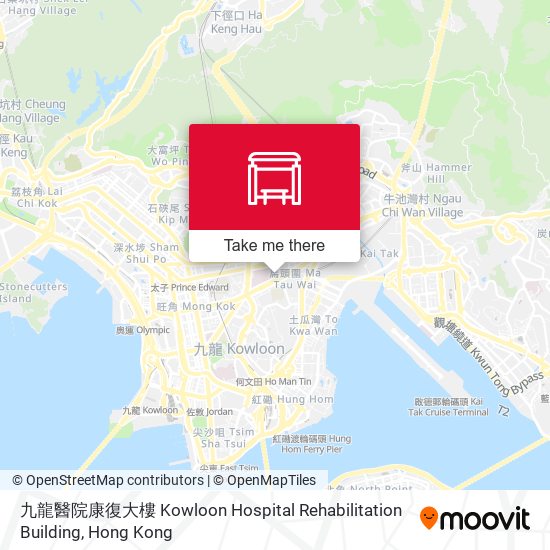 九龍醫院康復大樓 Kowloon Hospital Rehabilitation Building map