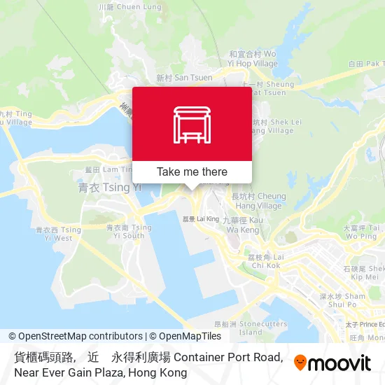 貨櫃碼頭路,　近　永得利廣場 Container Port Road, Near Ever Gain Plaza地圖