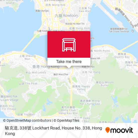 駱克道, 近莊士企業大廈 Lockhart Road, Near Chuang's Enterprises Building map