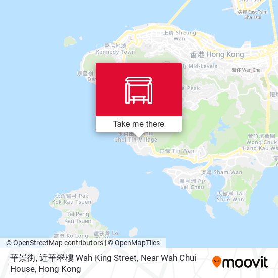 華景街, 近華翠樓 Wah King Street, Near Wah Chui House map