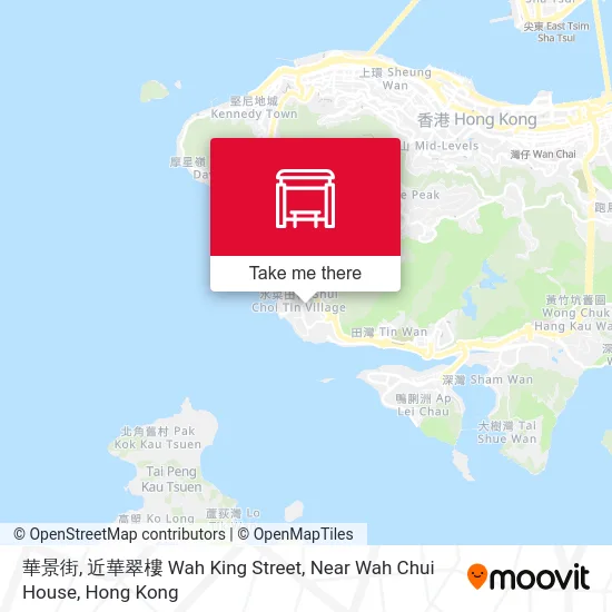 華景街, 近華翠樓 Wah King Street, Near Wah Chui House map