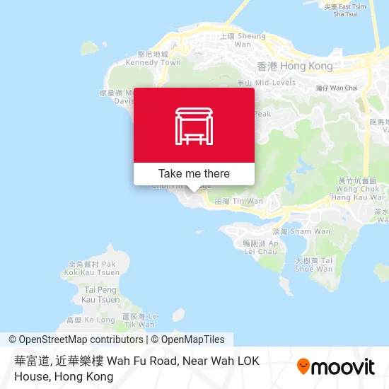 華富道, 近華樂樓 Wah Fu Road, Near Wah LOK House map