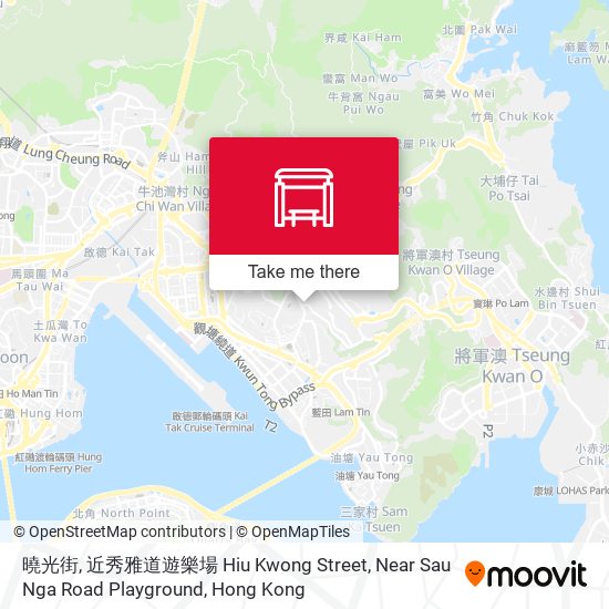 曉光街, 近秀雅道遊樂場 Hiu Kwong Street, Near Sau Nga Road Playground map