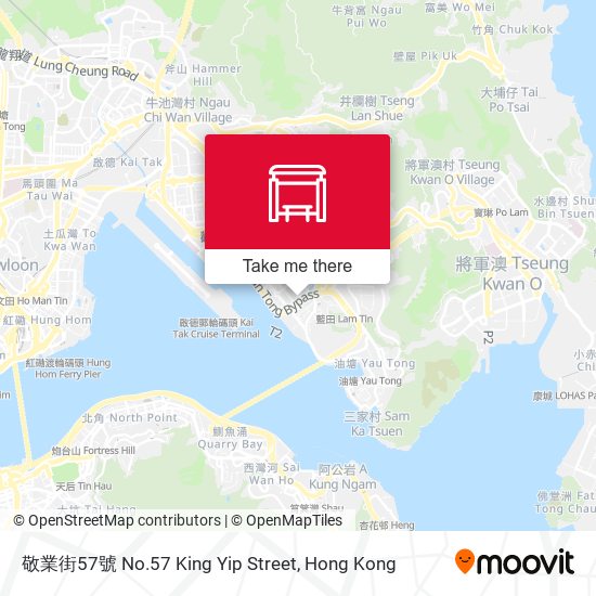 敬業街57號	 No.57 King Yip Street map