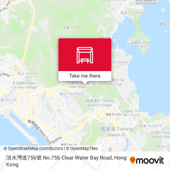 清水灣道75b號 No.75b Clear Water Bay Road map