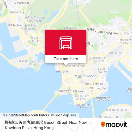 櫸樹街, 近新九龍廣場 Beech Street, Near New Kowloon Plaza map