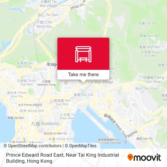 Prince Edward Road East, Near Tai King Industrial Building map