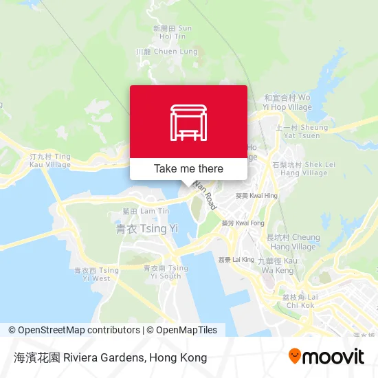海濱花園 Riviera Gardens map