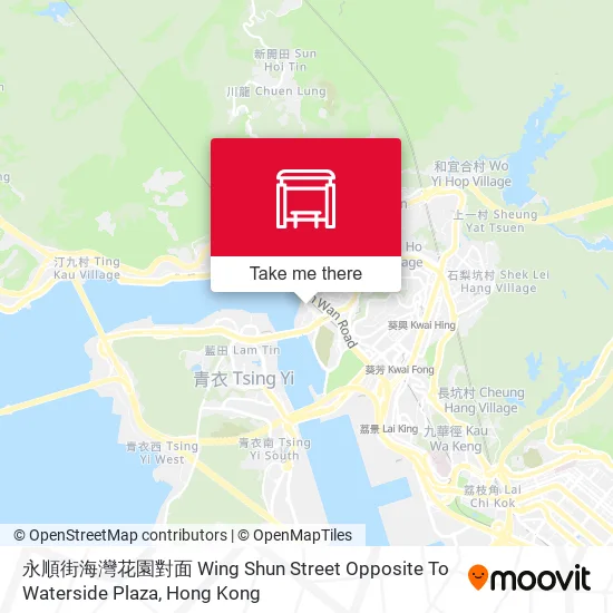 永順街海灣花園對面 Wing Shun Street Opposite To Waterside Plaza地圖