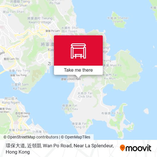 環保大道, 近領凱 Wan Po Road, Near La Splendeur地圖