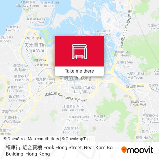 福康街, 近金寶樓 Fook Hong Street, Near Kam Bo Building地圖