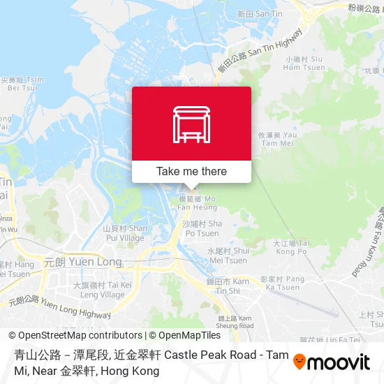 青山公路－潭尾段, 近金翠軒 Castle Peak Road - Tam Mi, Near 金翠軒地圖
