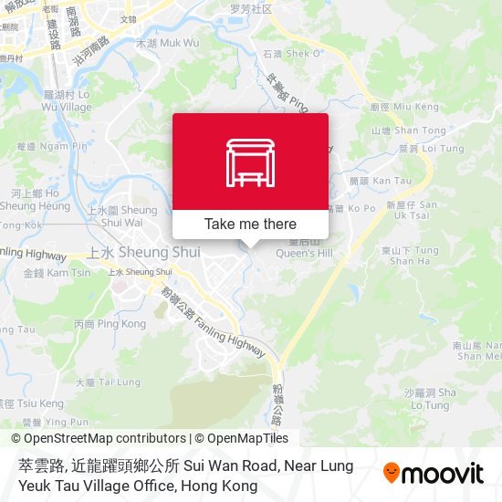萃雲路, 近龍躍頭鄉公所 Sui Wan Road, Near Lung Yeuk Tau Village Office map