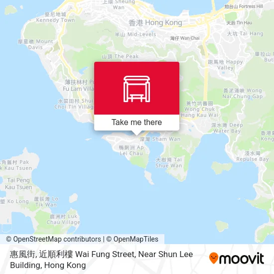 惠風街, 近順利樓 Wai Fung Street, Near Shun Lee Building map