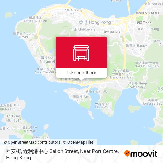 西安街, 近利港中心  Sai on Street, Near Port Centre map