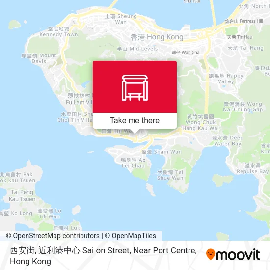 西安街, 近利港中心 Sai on Street, Near Port Centre地圖