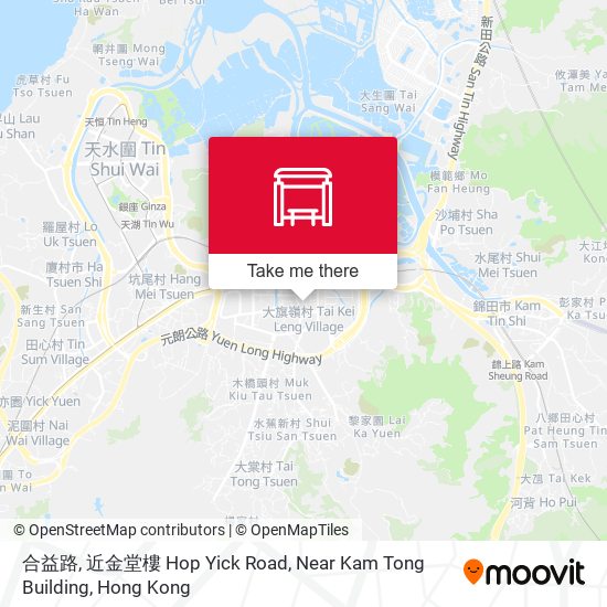 合益路, 近金堂樓 Hop Yick Road, Near Kam Tong Building map