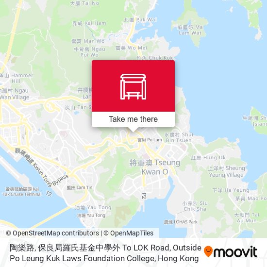 陶樂路, 保良局羅氏基金中學外 To LOK Road, Outside Po Leung Kuk Laws Foundation College map