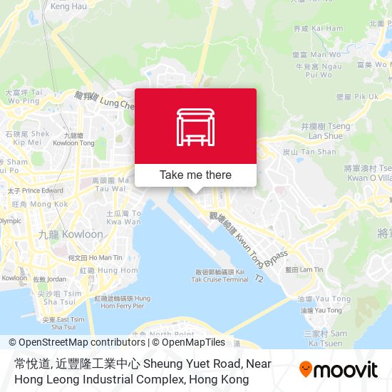 常悅道, 近豐隆工業中心 Sheung Yuet Road, Near Hong Leong Industrial Complex map