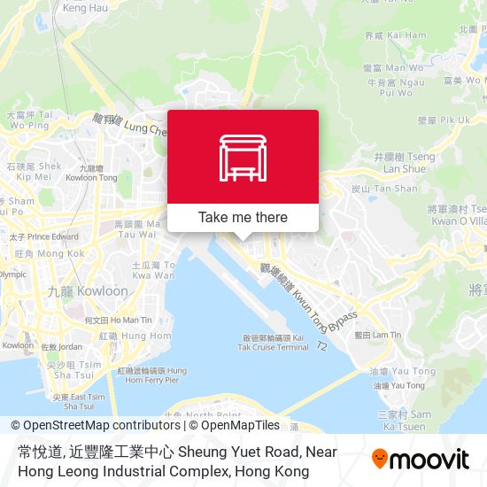 常悅道, 近豐隆工業中心 Sheung Yuet Road, Near Hong Leong Industrial Complex地圖