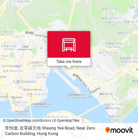 常怡道, 近零碳天地 Sheung Yee Road, Near Zero Carbon Building map