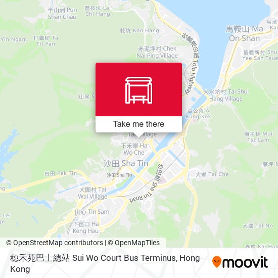 穗禾苑巴士總站 Sui Wo Court Bus Terminus map