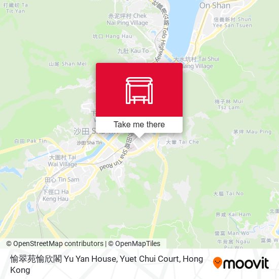 愉翠苑愉欣閣 Yu Yan House, Yuet Chui Court map