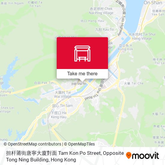 担杆莆街唐寧大廈對面 Tam Kon Po Street, Opposite Tong Ning Building map