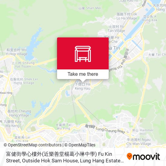 富健街學心樓外(近樂善堂楊葛小琳中學) Fu Kin Street, Outside Hok Sam House, Lung Hang Estate (Near LOK Sin Tong Young Ko Hsiao Lin Secondary School) map