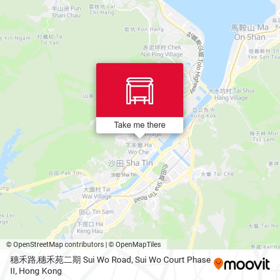 穗禾路,穗禾苑二期 Sui Wo Road, Sui Wo Court Phase II map
