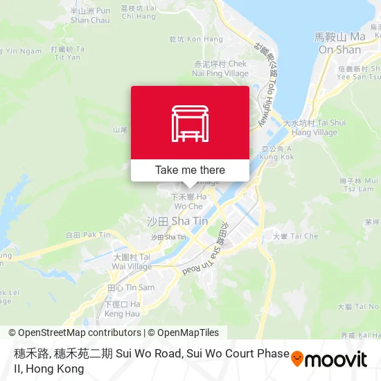 穗禾路, 穗禾苑二期 Sui Wo Road, Sui Wo Court Phase II地圖