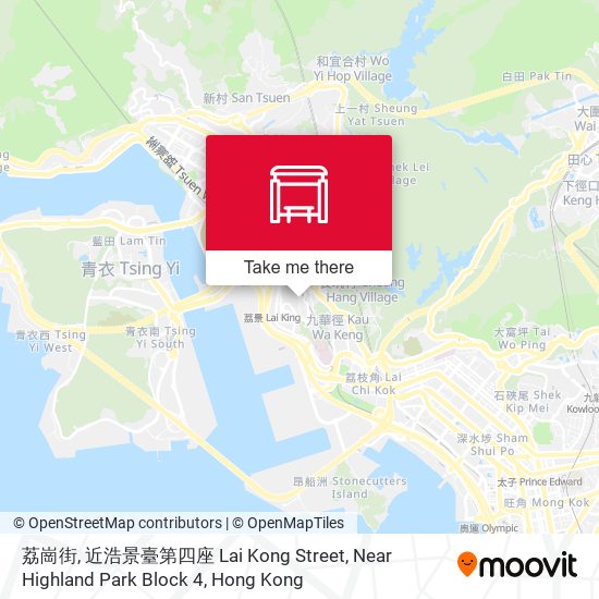 荔崗街, 近浩景臺第四座 Lai Kong Street, Near Highland Park Block 4地圖
